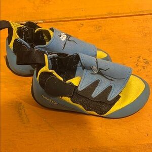 Blue and Yellow Sneakers for Active Use